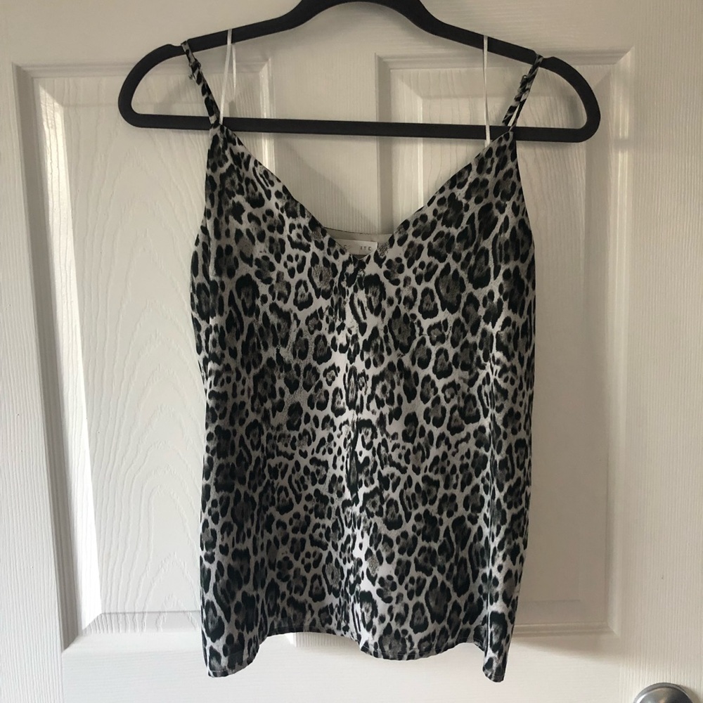 Leopard print tank top